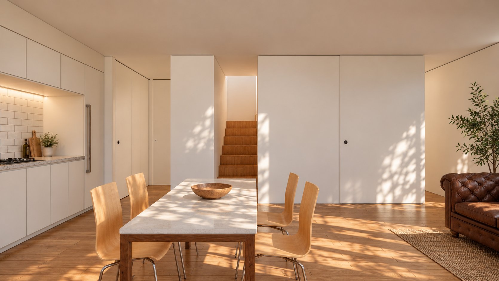 Houplines — dining and circulation