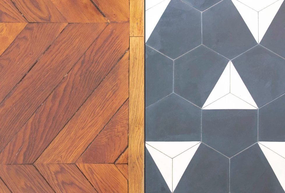 34 bis Bv Saint-Marcel — floor and tile study