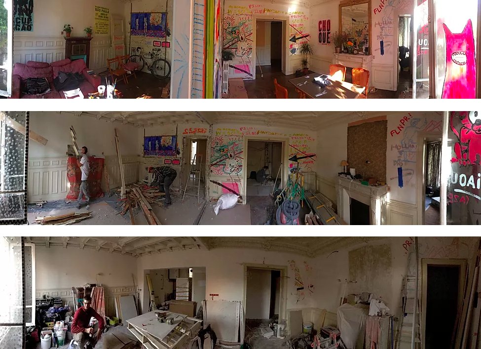34 bis Bv Saint-Marcel — pre-renovation panoramas