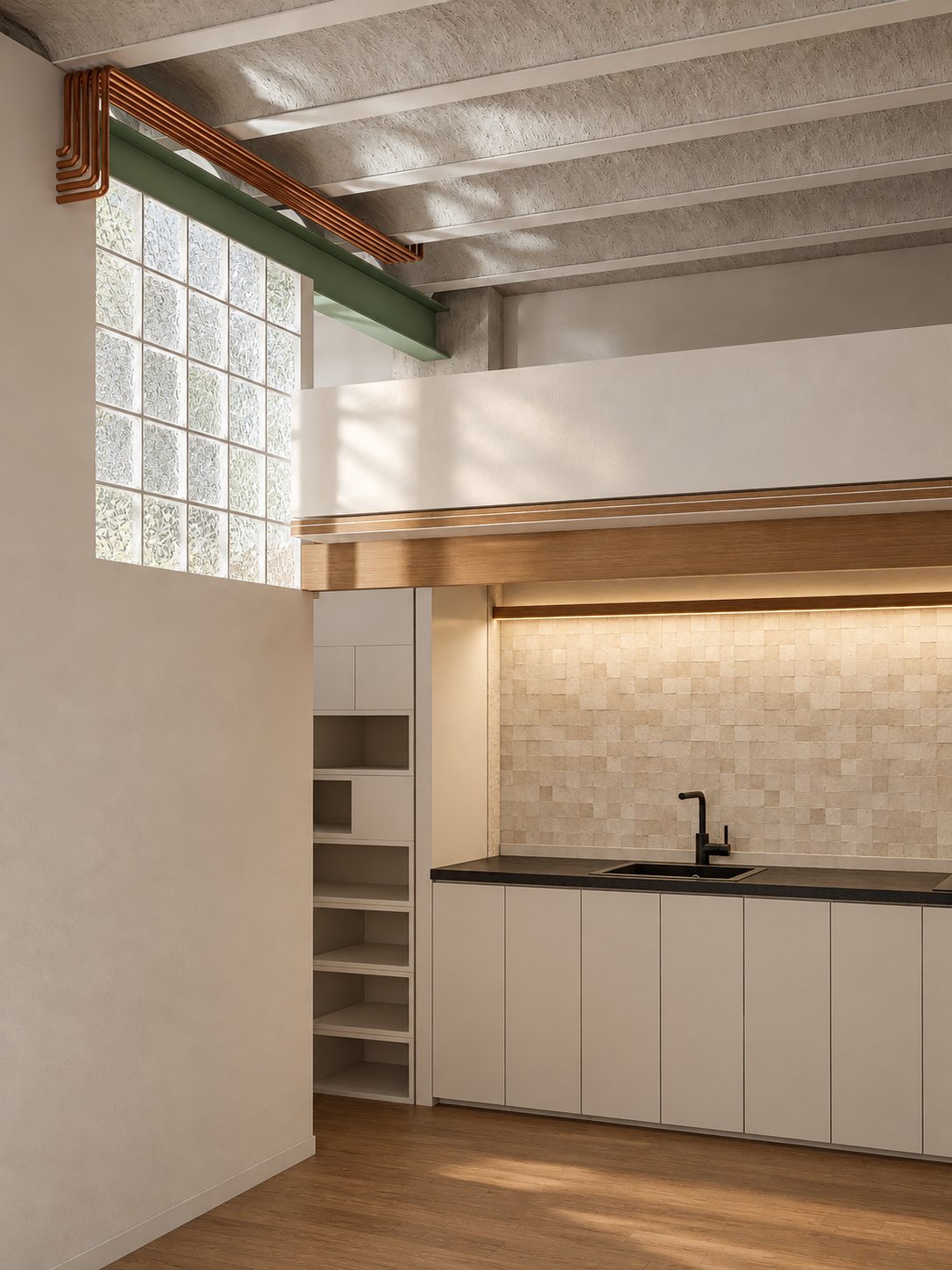 8 Rue Voltaire — mezzanine detail